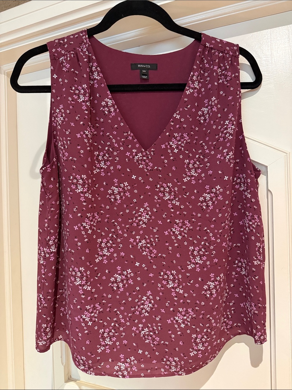 RW&CO Floral Tank Top